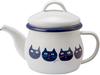 Toyo Horo Plune Enamel Teapot Mimi Koko Momo W18 (with Strainer) Size Approx. D10.6 H12.5 PTP-602