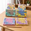 Clear Key Sounds Mechanical Fidget Keyboard Press-Type Mini Keyboard Charm Toy  Backpack Pendant