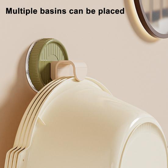 Настенный крючок с присоской, вешалка для раковины, прочная, несущая, водонепроницаемая, стеллаж для хранения раковины, экономящий место, крючок для душа