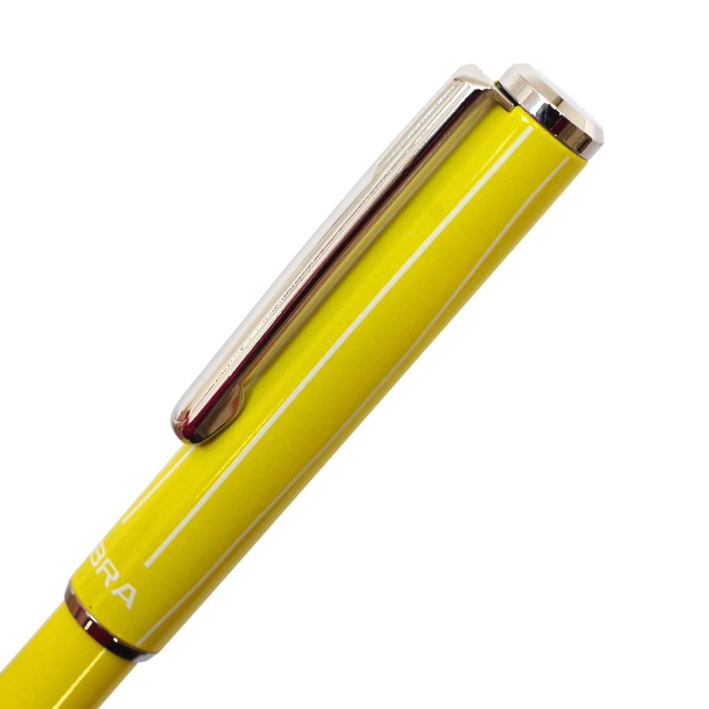 ZEBRA Limited Edition Ballpoint Pen Slide-Style Oil-Based SL-F1mini (0.7mm) [Neon Yellow] BA56-PC