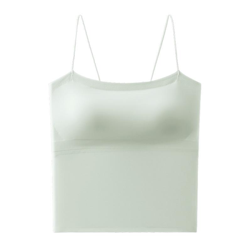 Новый летний топ-ками на бретелях большого размера с открытой спиной и вкладышами для груди – цельный бандаж-лиф для женщин