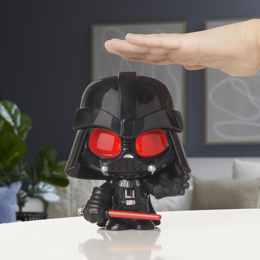 Hasbro Звездные Войны Предсказание Силы Дарт Моторизованное Предсказание Судьбы Дарт Возраст Английский Язык G0027 и Вейдер, Вейдер, 40+ Реакций, 4+, Игрушка, (аутентичный