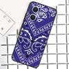 Blue Bandana Phone Case For OPPO Reno 14F 13F 12F 11F 10 Pro 8T 7 8 Lite OPPO Find X8 X6 X5 X9 Pro Cover