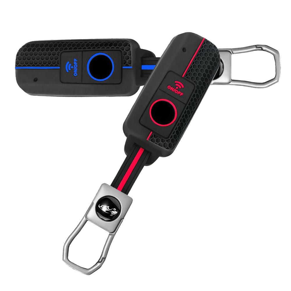 New Style Silicone Motorcycle Remote Smart Key Case cover Fob For Yamaha TMAX530 TMAX560 2017-2023 Interior Accessories
