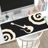 Minimalist Black White Spiral Large Gaming Mouse Pad Non Slip Desk Mat Abstract Keyboard Mat For Pc Laptop Gamer Office Decor