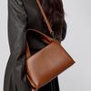 Textured Hand-held Large Bag Cowhide Shoulder Armpit Bag New Leather Messenger Women's Bag