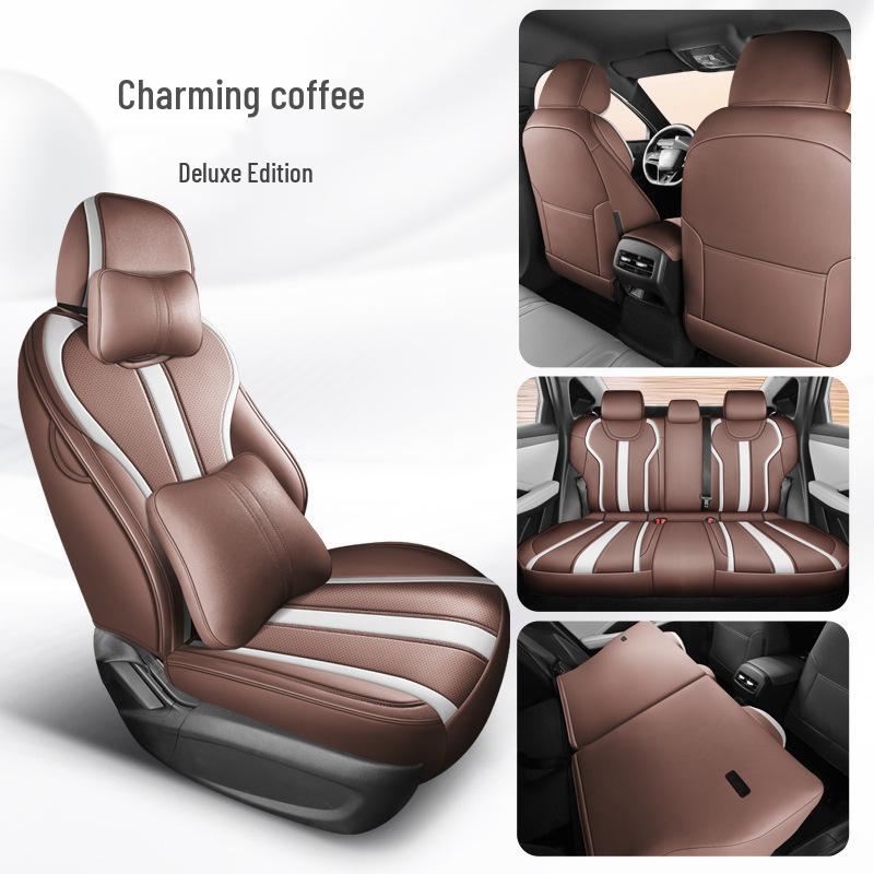 Qin PLUS 25 Smart Driving Seat Cushion & Cover - All-Season Breathable Leather