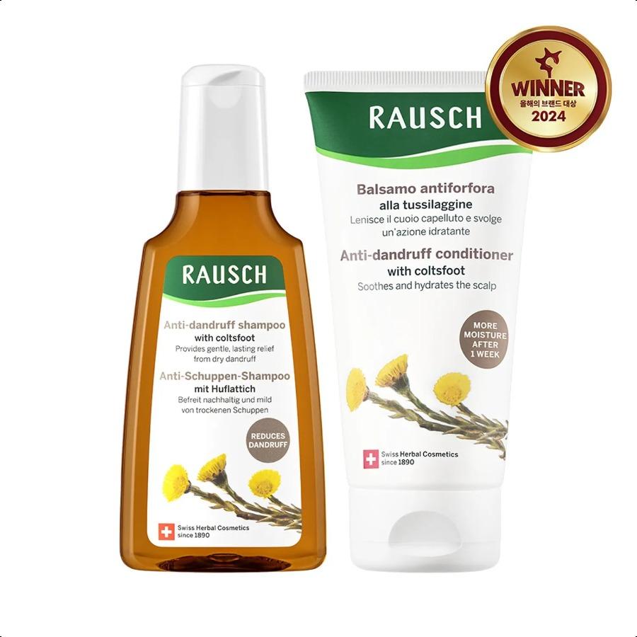 Raush Coltsfoot Anti-Dandruff Shampoo 200ml & Conditioner 150ml