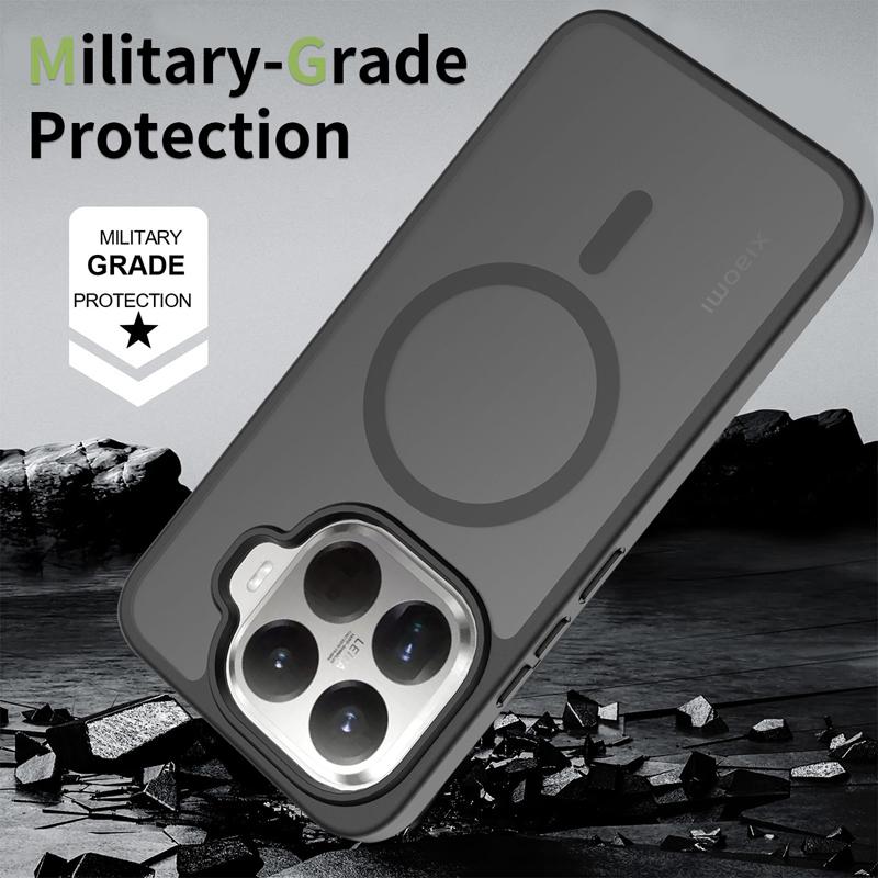 Для Xiaomi 15T Pro 15T Чехол Матовый ПК+ТПУ Защита от отпечатков пальцев Гладкий на ощупь Полупрозрачная крышка для Xiaomi Mi 15T