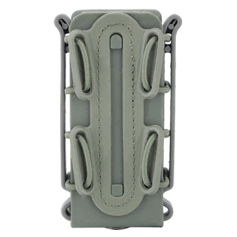 Тактическая сумка для журналов 9 мм, кобура для страйкбола, охоты и стрельбы, держатель для винтовки, мягкая сумка для переноски с зажимом для ремня