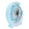 5-дюймовый настольный вентилятор многофункциональный 3 уровня регулировки вращение на 180 градусов тихий USB перезаряжаемый портативный настольный вентилятор со светодиодной подсветкой