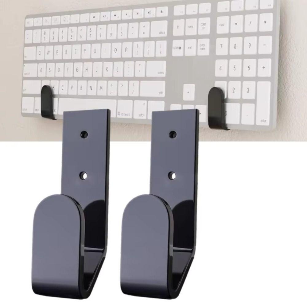 Storage Hook Wall-mounted Keyboard Rack Acrylic Keyboard Mouse Wall Clip Computer Keyboard