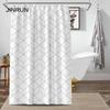 Bathroom Thickened Waterproof Curtain Mildew Proof Shower Curtain Shower Partition Curtain Shower Curtain Bathroom Curtain Free Perforation