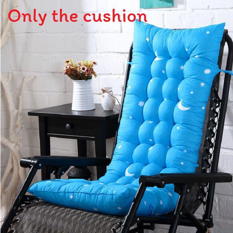 Outdoor Summer Lounge Chair Cushion With Polyester Fabric For Beach And Patio Use