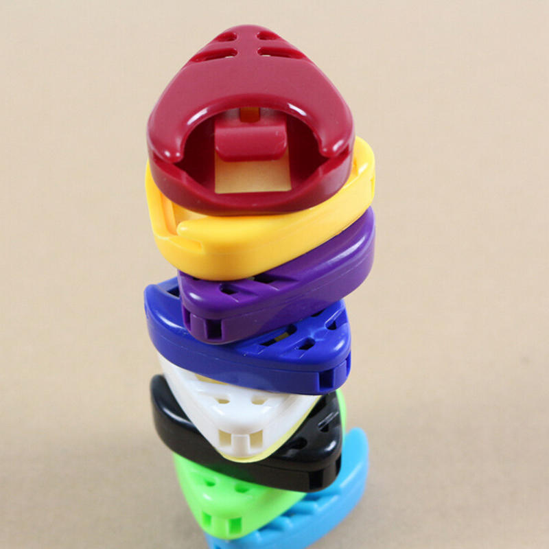 Пластиковый футляр для медиатора, держатель для медиатора, коробка, разноцветный держатель, портативный