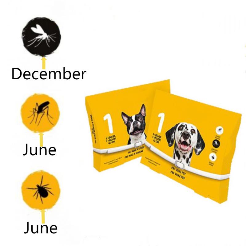 Ошейник от комаров для домашних животных, ошейник от паразитов и блох, подходит для маленьких и больших собак и кошек, выдвижной ошейник для собак