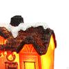 Рождественская фигурка Снежный домик Фигурки Декорация Подарок на день рождения Сцена деревни для рабочего стола