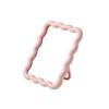 Foldable Wavy Makeup Mirror Solid Color Corrugated Desktop Mirror  Back-to-school