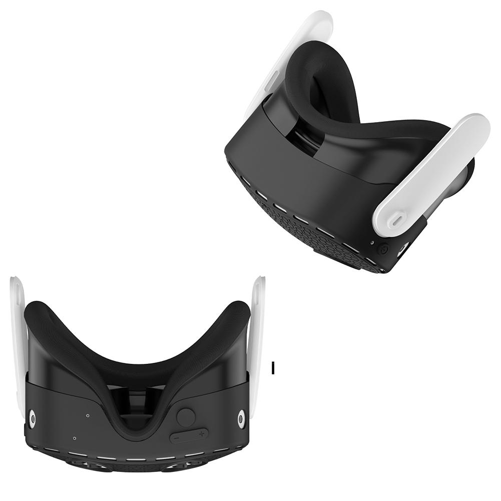 Силиконовый чехол-хостер Shell Drop-Proof Cover для Meta Quest 3S Аксессуары (черный)