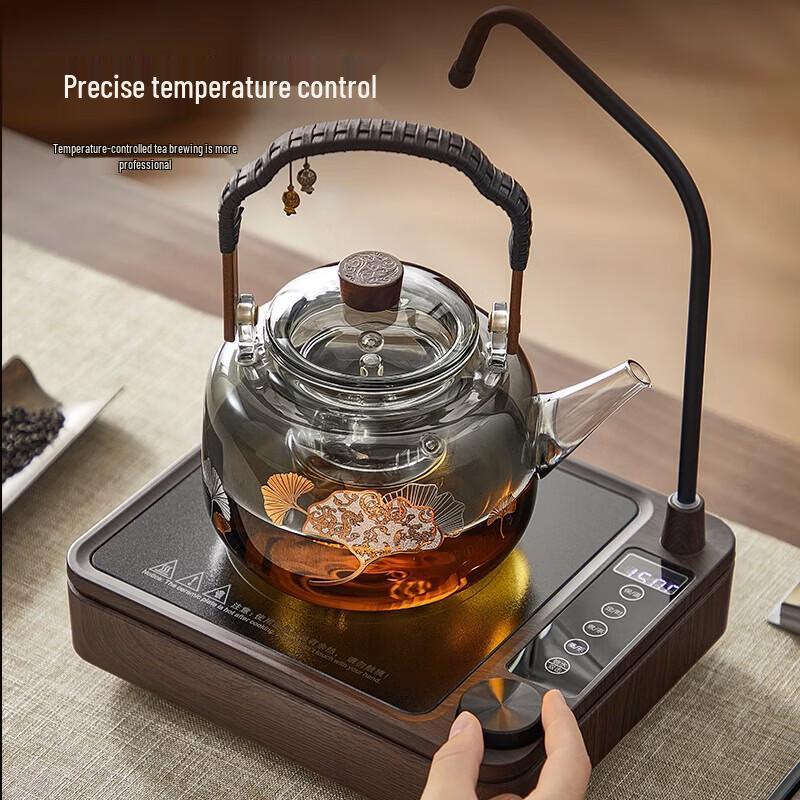 Электрическая керамическая плитка для чая YIHUTEA D10 и набор стеклянных чайников