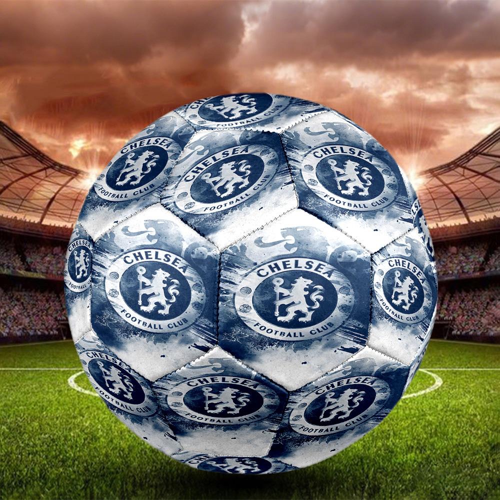 Футбольный мяч Chelsea F.C. Размер 5, Стандартный мяч для матчей, спортивных игр и тренировок команды, Идеальный подарок для фанатов футбола