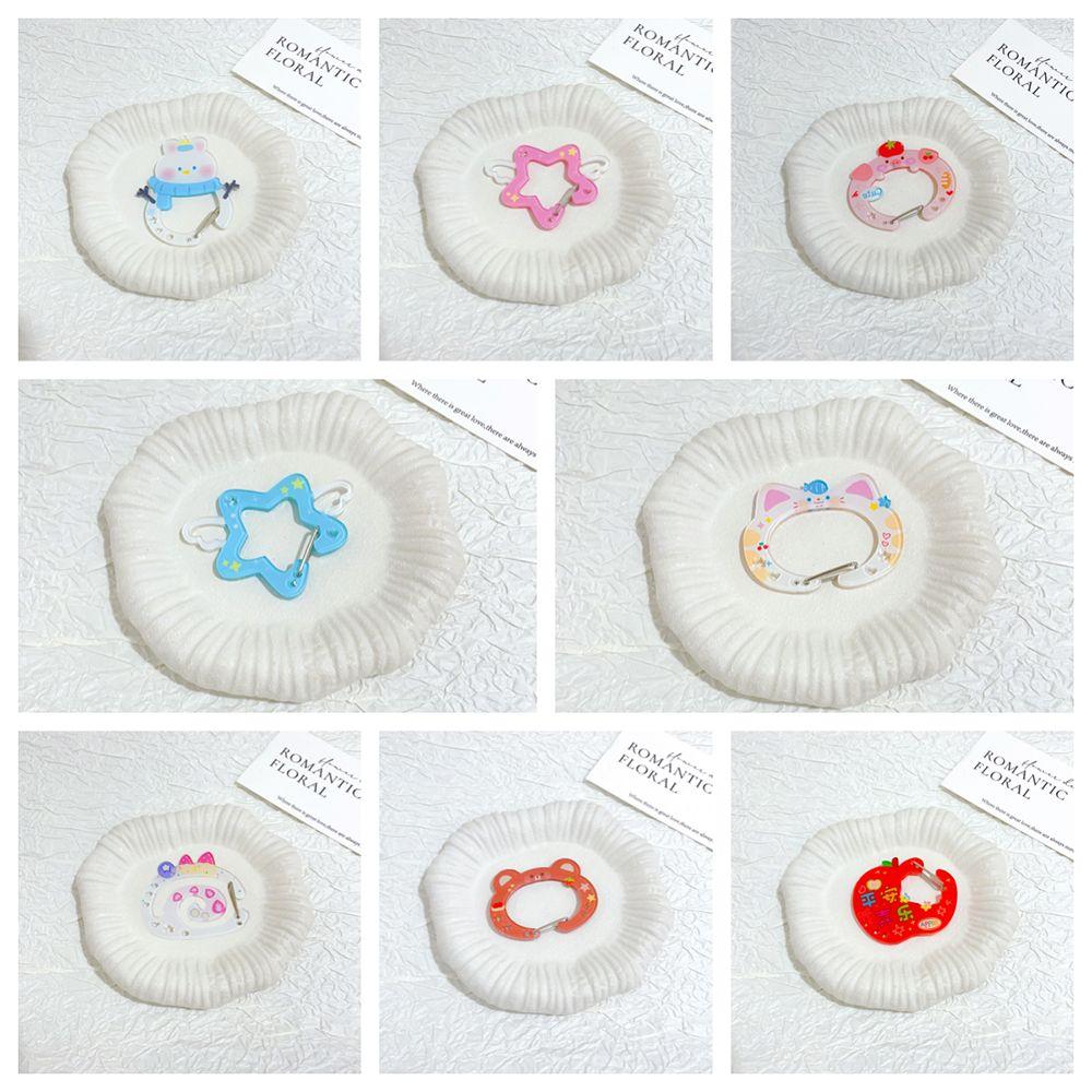 Звезда с крылом Милая альпинистская пряжка Альпинистский крюк Брелок Пирожное с черникой Украшение для сумки