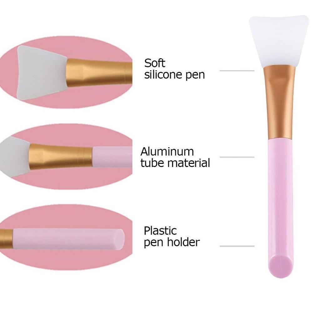 4 шт./набор силиконовых кистей для маски для лица, крем для смешивания, силиконовые кисти для лица, инструменты для макияжа, макияж U6F7