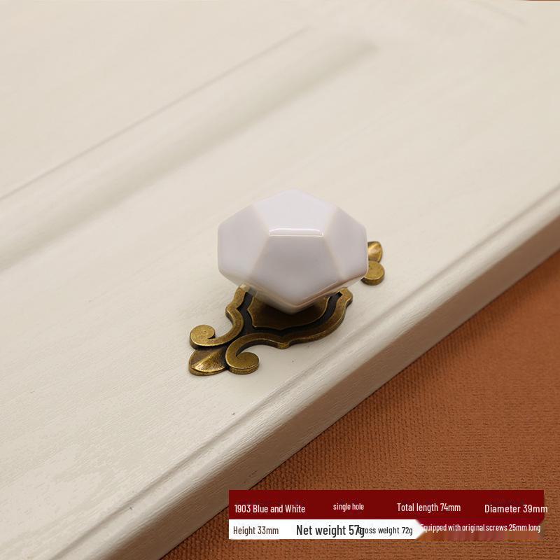 Керамическая ручка из европейского цинкового сплава: Современный черно-белый шкаф и ручка для гардероба