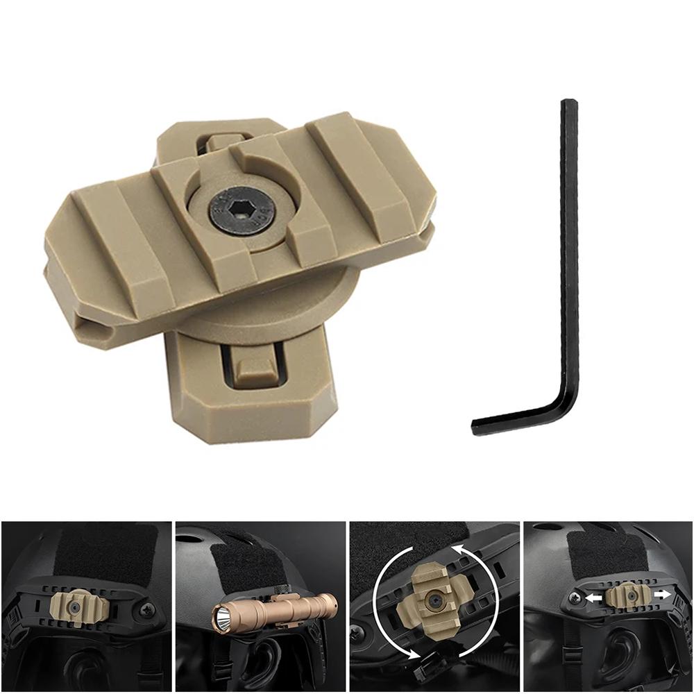 1 шт. Нейлоновый тактический ARC шлем рельс поворотный 360 градусов боковой рельс монтажный адаптер