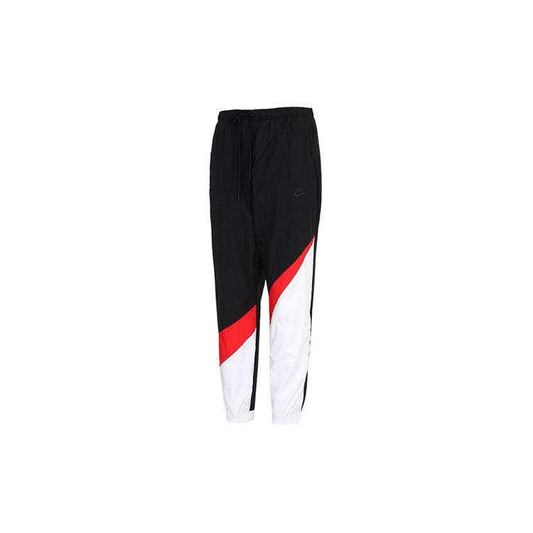 Nike Спортивные штаны для мужчин Nike Big Swoosh, тканые, черные/белые/красные AR9895-011