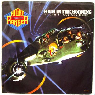 7-дюймовая пластинка NIGHT RANGER - Four In The Morning (Я не могу взять I MCA52661 MCA Records, Ca 1985 US Rock Б/у