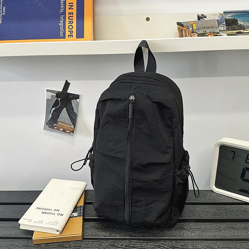 2-in-1 one-shoulder, double-shoulder backpack, chest bag, waterproof, wear-resistant, simple, solid color outdoor commuter bag, high value