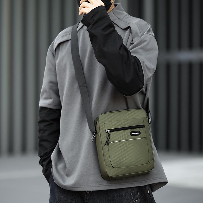 Универсальная сумка кроссбоди из Оксфорда - Мужская деловая повседневная сумка-слинг для предметов первой необходимости для ежедневных поездок