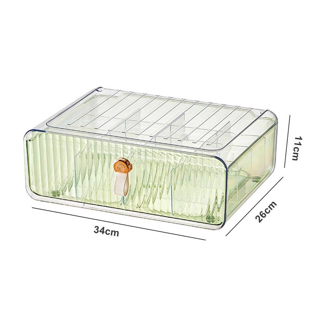 Ящик для хранения нижнего белья, 16-ячеечный штабелируемый пылезащитный многофункциональный трусики, бюстгальтеры, детская одежда, носки, галстуки, ремни, разделитель, органайзер, товары для дома