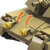Набор M1A2 Основной боевой танк 605 шт. Детская развивающая игрушка-конструктор Рождественский подарок Подарок на день рождения