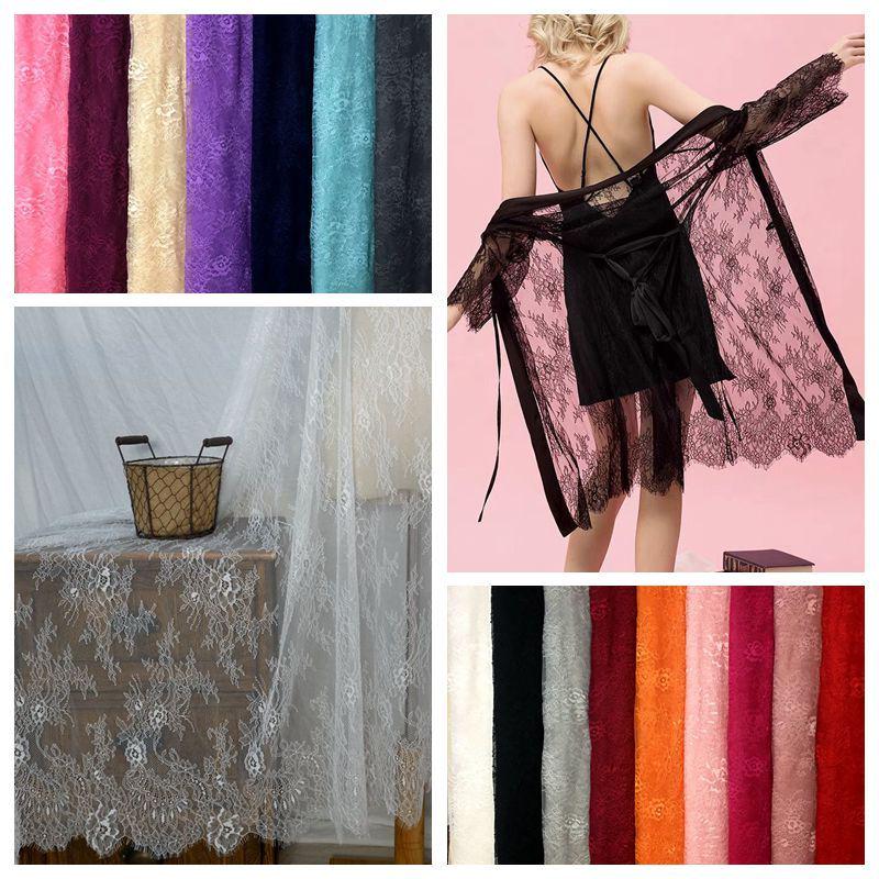 3 метра кружевная отделка ресниц, шитье разноцветной кружевной ткани для ресниц, цветочная сетка, ткань для нижнего белья, ширина 150 см