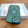 Магнитный матовый чехол для iPhone 15 14 13 12 11 Pro Max iPhone15 15Pro 14Pro для Magsafe Mag Safe с беспроводной зарядкой и крышками для объективов