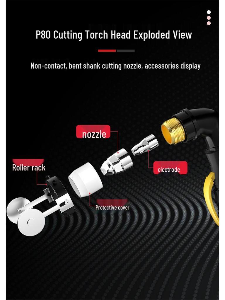 P80 Plasma Torch LGK-100/120 Fireproof Handheld Cutting Torch