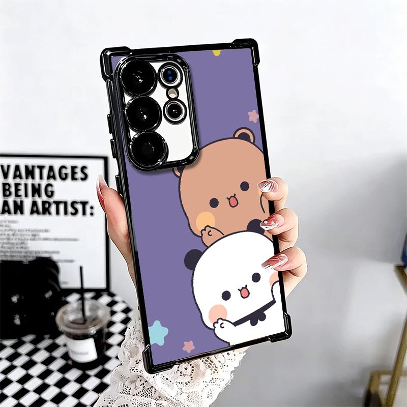 Bubu Dudu Мультяшный Милый Покрытие Чехол Для Телефона Для Samsung Galaxy S24 S25 FE S26 Edge S23 Ultra S22 S21 Plus S20 Противоударный Подушка Безопасности Co