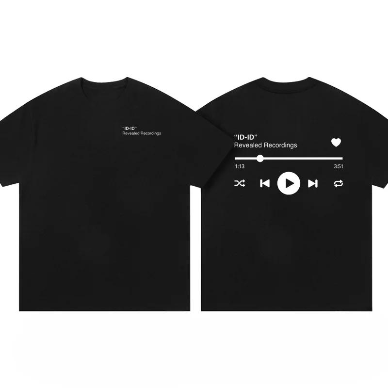 2025 Мужская и женская новая хлопковая футболка с коротким рукавом Hardwell Мужская Топ 100 Ди-джеев Мира Одежда Электрическое Звучание Раскрытый Бренд