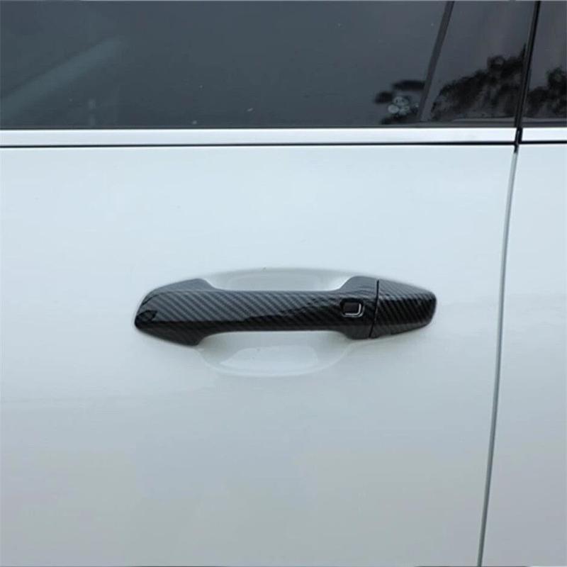 Для Kia Forte Cerato K3 BD     ABS Углеродное волокно Накладка на ручку двери Накладка на нишу ручки двери Наклейка Аксессуары для стайлинга автомобиля