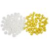 Car Clips Accessories Replacement High Toughness Fasteners White+Yellow