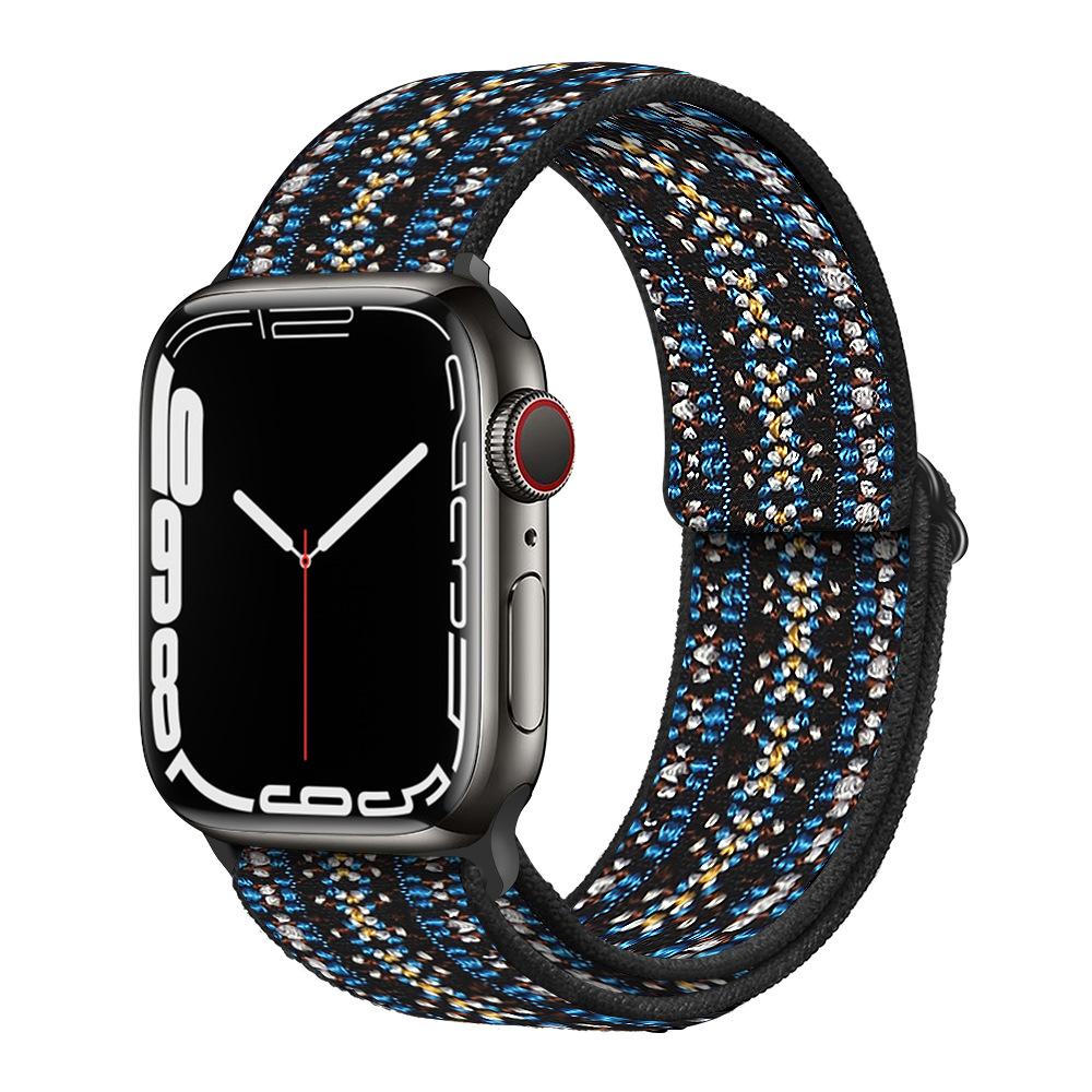 Нейлоновый ремешок-петля для Apple Watch Band 44 мм, 40 мм, 45 мм, 49 мм, 41 мм, 42 мм, 38 мм, 44, 45 мм, браслет iWatch Series Ultra 8, 7, 6, 5, 4 SE Band