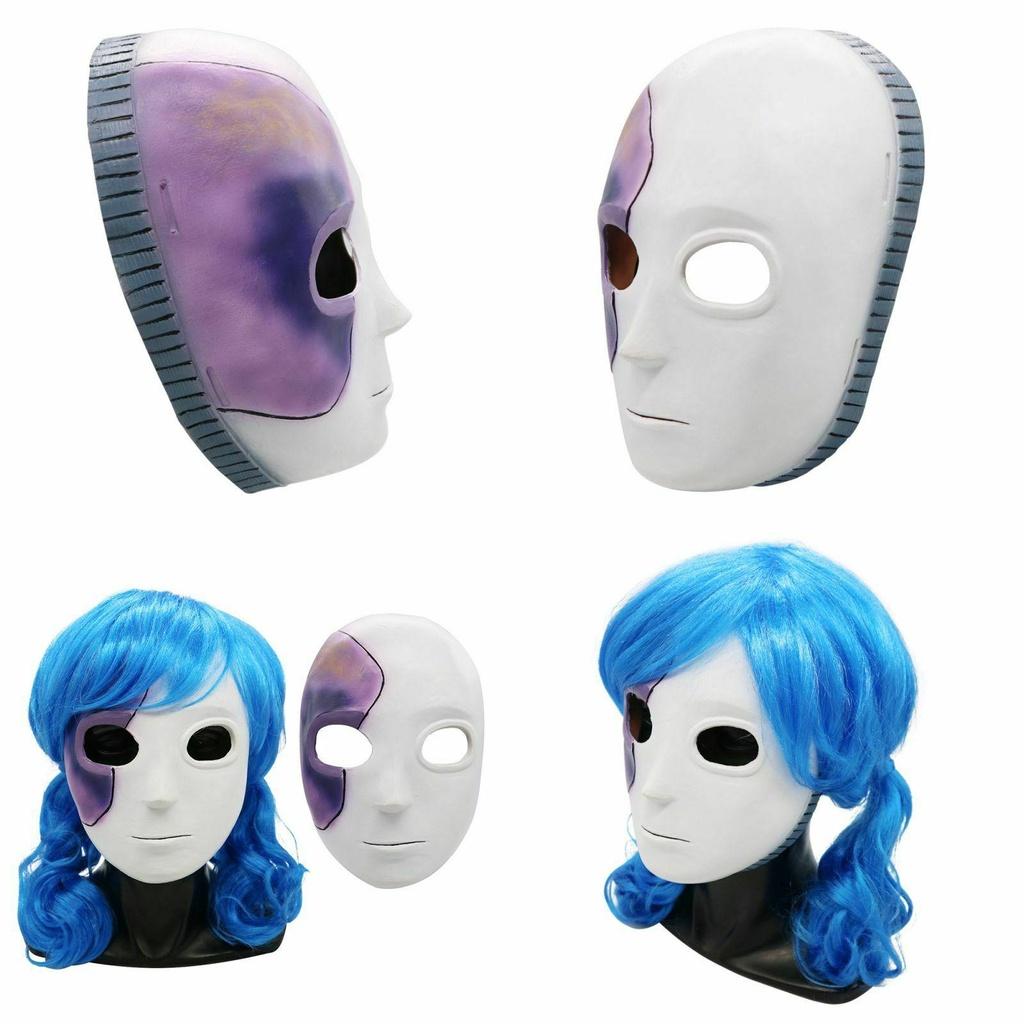 Латексная маска Салли Фейс для косплея с удобной посадкой, идеально подходящая для Хэллоуинских вечеринок