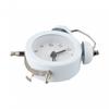 Alarm Clock Classic Double Bell Glass Lens PVC Clock Face