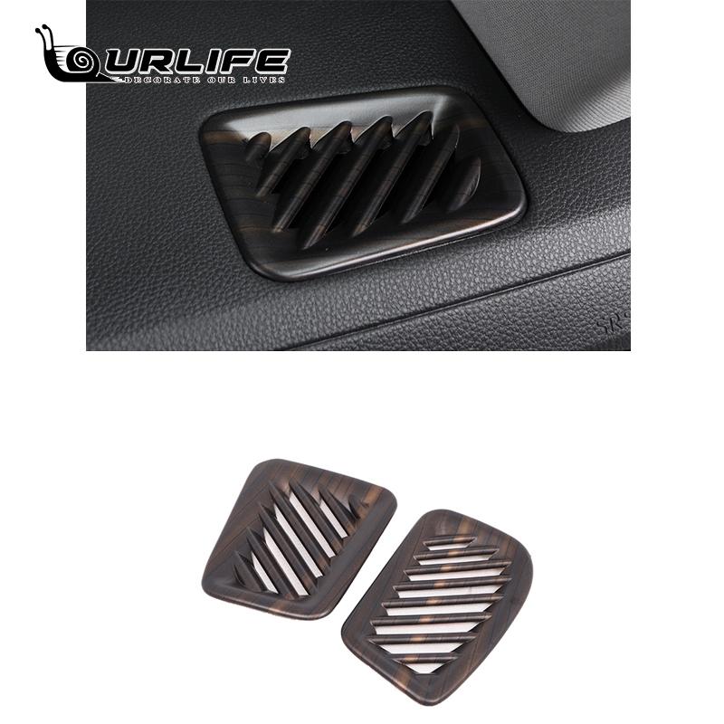 Для Toyota Highlander Kluger XU70 2022 2023 автомобиля цвета красного дерева, украшения интерьера, наклейки из АБС-пластика