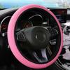 Car Steering Wheel Cover Breathable Anti Slip PU Leather Steering Covers For 36-38cm Protector Car Styling Accessories D9I1