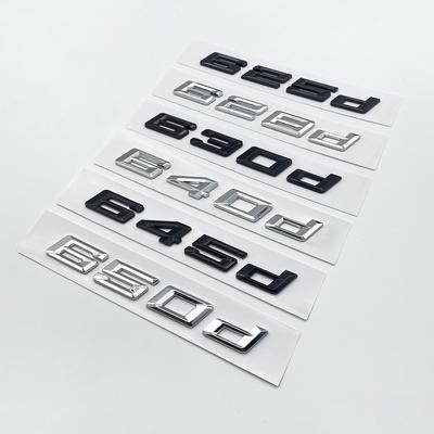 Новые цифры буквы 620d 625d 628d 630d 635d 640d 645d 650d ABS эмблема для BMW 6 серии багажник автомобиля E63 E64 F06 F12 логотип наклейка