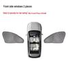 Ideal L6 Car Window Sunshade - Ice Crystal Design for Heat Insulation & Privacy