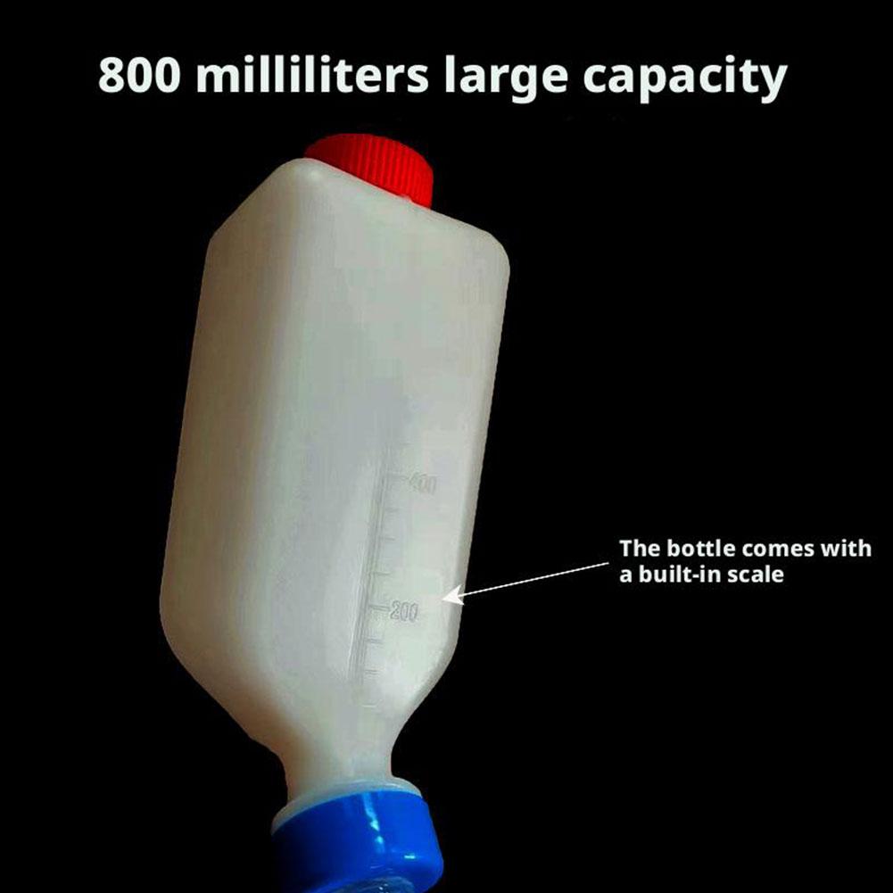 Бутылочка для кормления ягненка, бутылочка для кормления мелких животных, подвесные бутылки, соска для ягненка, мягкая бутылочка для коз E9K9